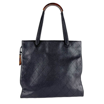 Chanel Handbag Tote Bag Black/Brown