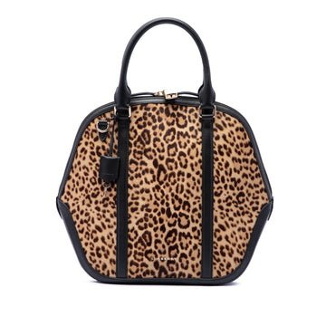 Burberry Large Pony Hair Leopard Print