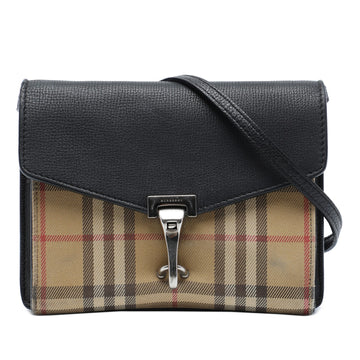 Burberry Small Leather And House Check
