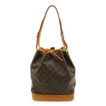 Louis Vuitton Noe Handbag Canvas Large