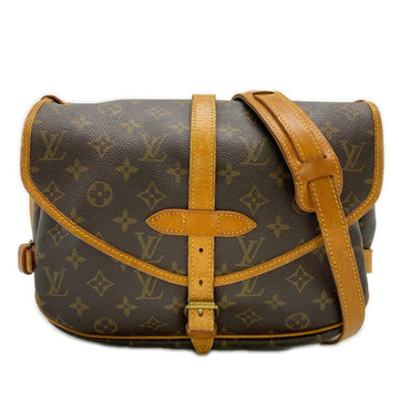 Louis Vuitton Saumur Handbag Canvas 30