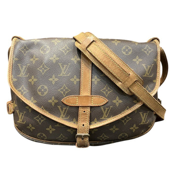 Louis Vuitton Saumur Handbag Canvas 30