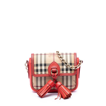 Burberry Mini Haymarket Check Coated