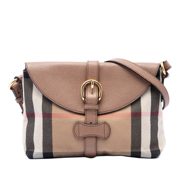 Burberry Small House Check Canvas And