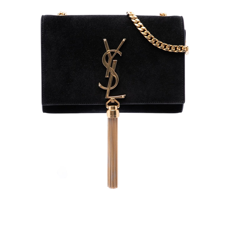 Saint Laurent Small Velvet Kate Tassel