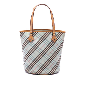 Burberry Nova Check Canvas Tote Pre-