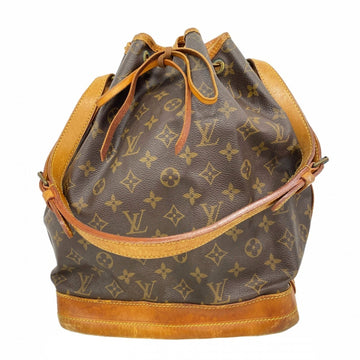 Louis Vuitton Noe Handbag Canvas Large