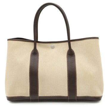Hermes Garden Party Tote Toile And