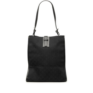 Gucci Gg Canvas Tote Pre-Loved Black
