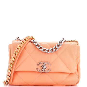 Chanel 19 Flap Bag Quilted Leather