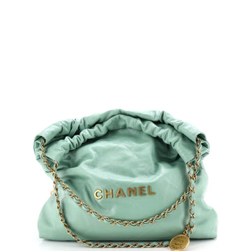 Chanel 22 Chain Hobo Quilted Calfskin