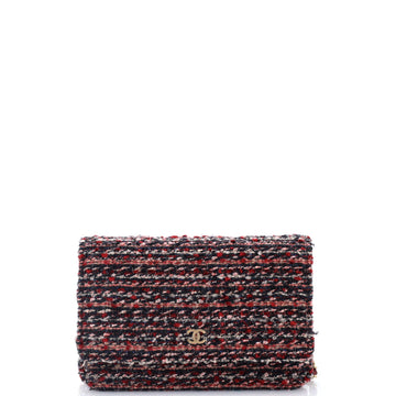 Chanel Wallet On Chain Tweed