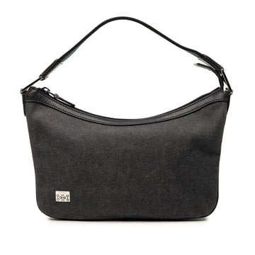 Gucci Denim Web Shoulder Bag Pre-Loved