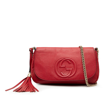 Gucci Medium Calfskin Soho Chain Flap