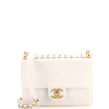 Chanel Chic Pearls Flap Bag Quilted