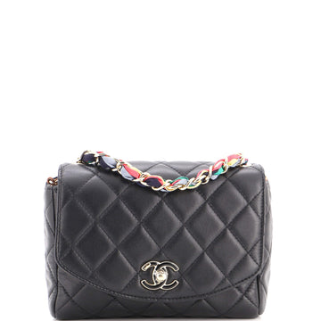 Chanel Ribbon Chain Flap Bag Quilted