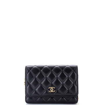 Chanel Pearl Samba Resin Wallet On Chain