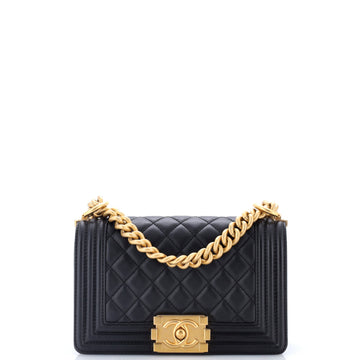Chanel Boy Flap Bag Quilted Lambskin