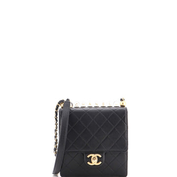 Chanel Chic Pearls Flap Bag Quilted