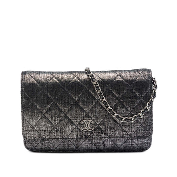 Chanel Wallet On Chain Quilted Glittered