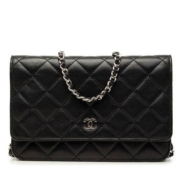 Chanel Wallet On Chain Quilted Lambskin
