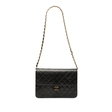 Chanel Vintage Clutch With Chain Quilted