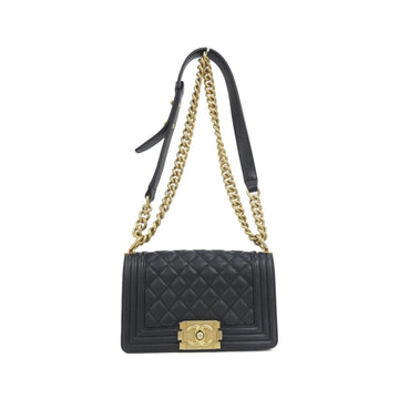 Chanel Boy Flap Bag Quilted Caviar Small