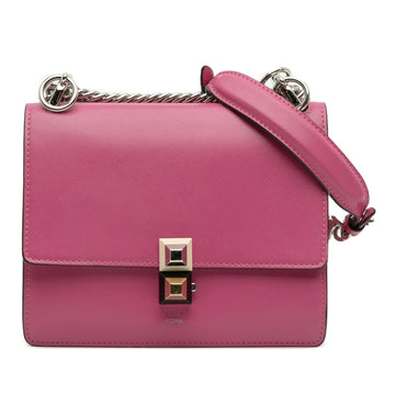Fendi Small Leather Kan I Crossbody Pre-