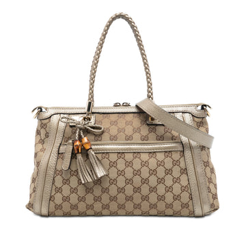 Gucci Gg Canvas Bella Satchel Pre-Loved