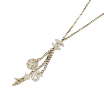 Chanel Pendant Necklace Gold With