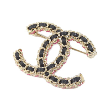Chanel Brooch Leather