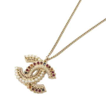 Chanel Pendant Necklace Multi-Color And