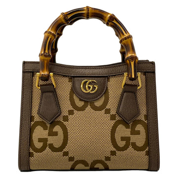 Gucci Diana Jumbo Gg Mini Tote Bag Dark