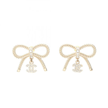 Chanel Cc Logo Earrings Metal