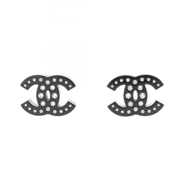 Chanel Cc Logo Earrings Metal