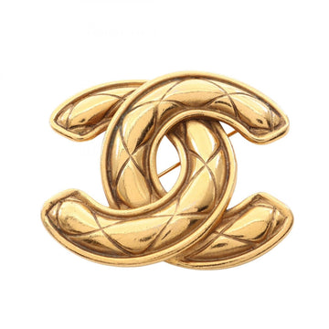 Chanel Cc Logo Brooch Metal