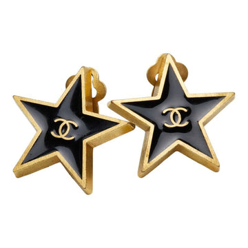 Chanel Cc Logo Star Clip-On Earrings