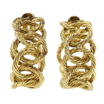 Chanel Clip-On Earrings Gold Plated