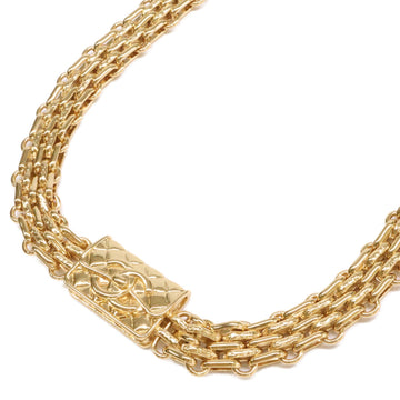 Chanel Cc Logo Chain Pendant Necklace