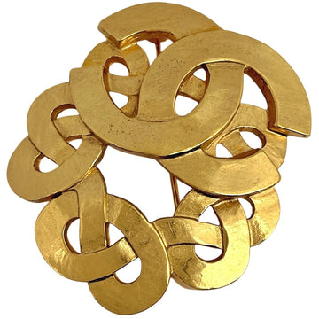 Chanel Cc Logo Brooch Metal