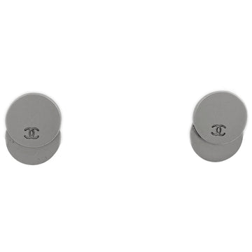 Chanel Earrings Silver-Tone Metal