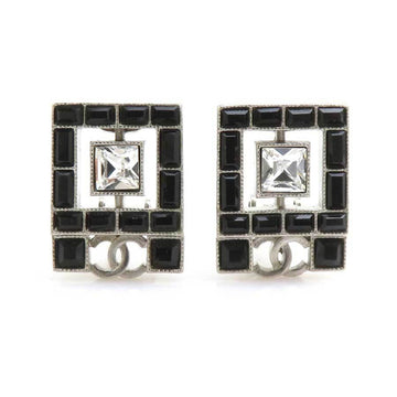 Chanel Earrings Silver-Tone Metal