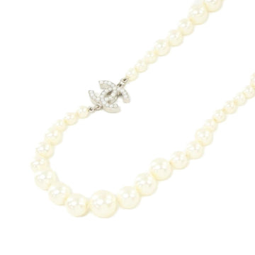 Chanel Pendant Necklace White