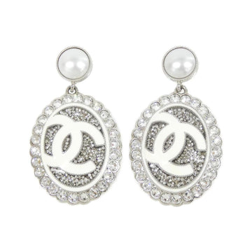 Chanel Earrings Silver-Tone Metal