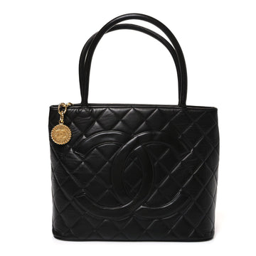 Chanel Lambskin Quilted Medallion Tote
