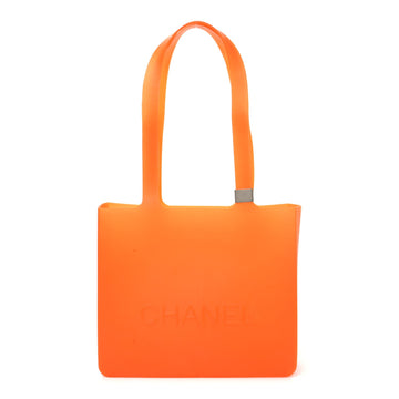 Chanel Jelly Rubber Tote Orange