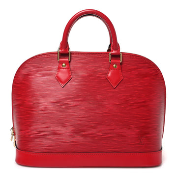 Louis Vuitton Epi Alma Pm Castillan Red