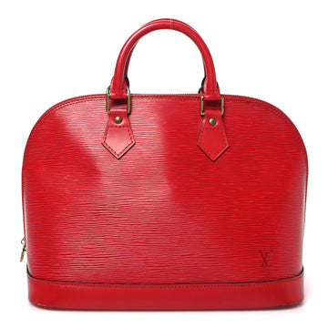 Louis Vuitton Epi Alma Pm Castillan Red