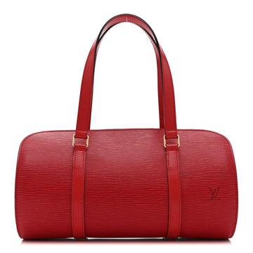 Louis Vuitton Epi Soufflot Castillan Red