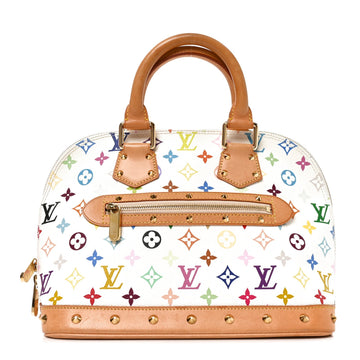 Louis Vuitton Multicolor Alma White